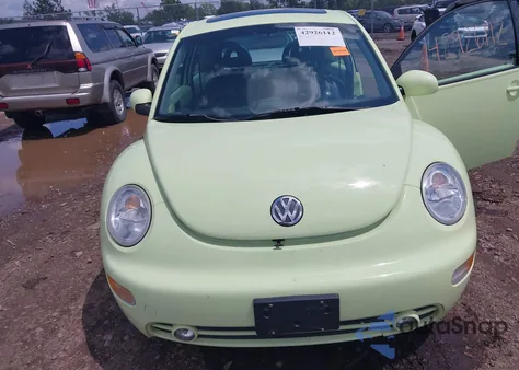 2001 Volkswagen New Beetle Gls из США, поврежденный, VIN 3VWCB21C61M475322